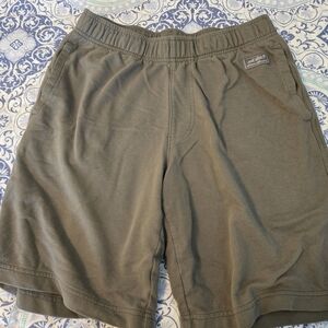 Eddie Bauer Men's Dark Olive Athletic Shorts